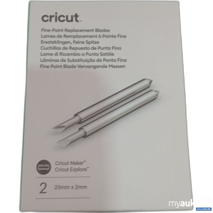 Artikel Nr. 997762 Artikel Nr. 997762: Cricut Ersatzklingen feine Spitze 23x2mm 2Stk