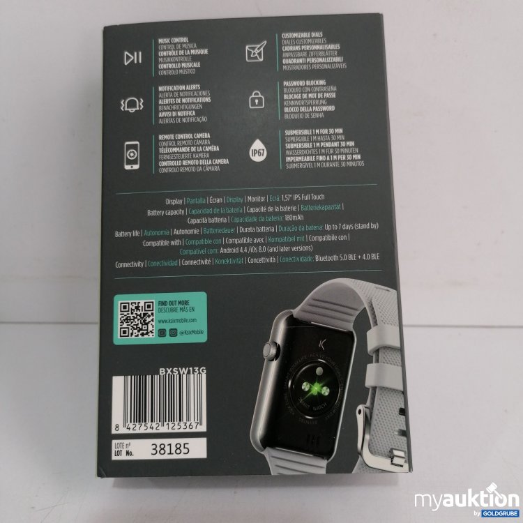 Artikel Nr. 399763 Artikel Nr. 399763: Ksix Smartwatch Tube 38185