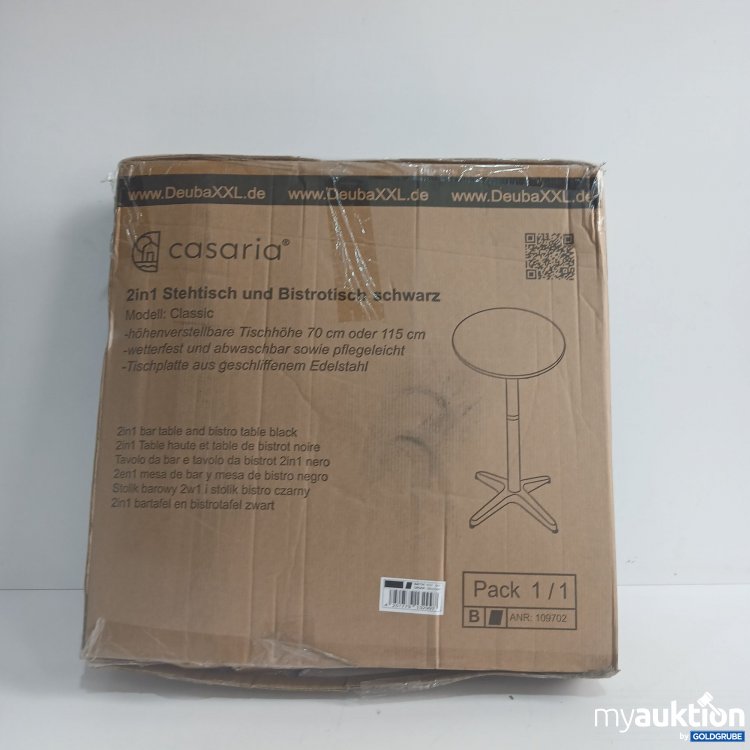 Artikel Nr. 440763: Casaria 2in1 Stehtisch und Bistrotisch schwarz 109702