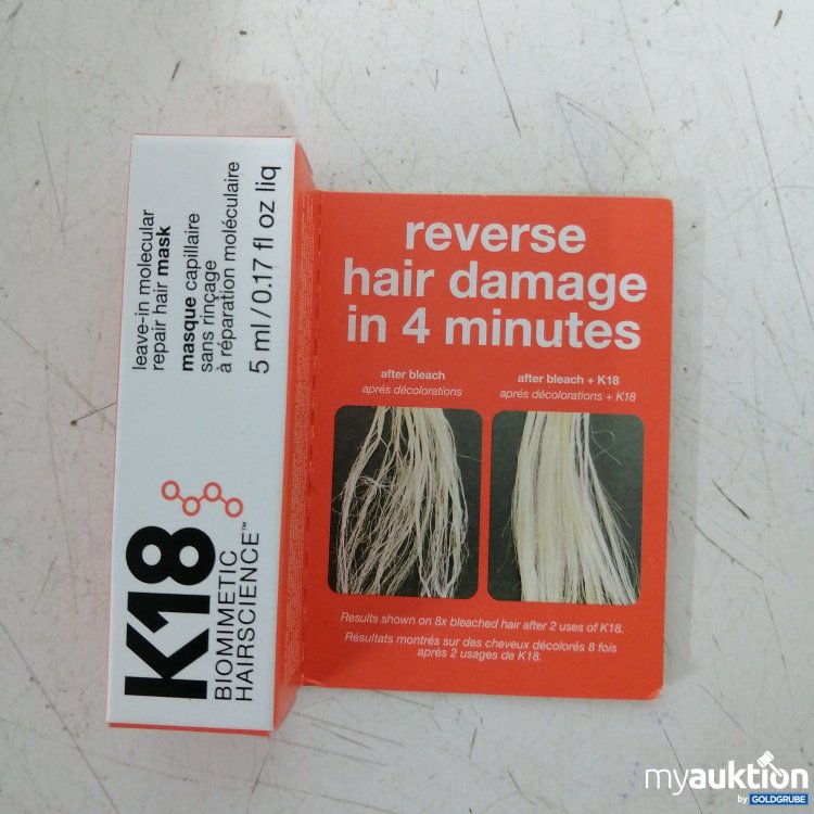 Artikel Nr. 720763: K18 Haarschaden-Reparaturbehandlung