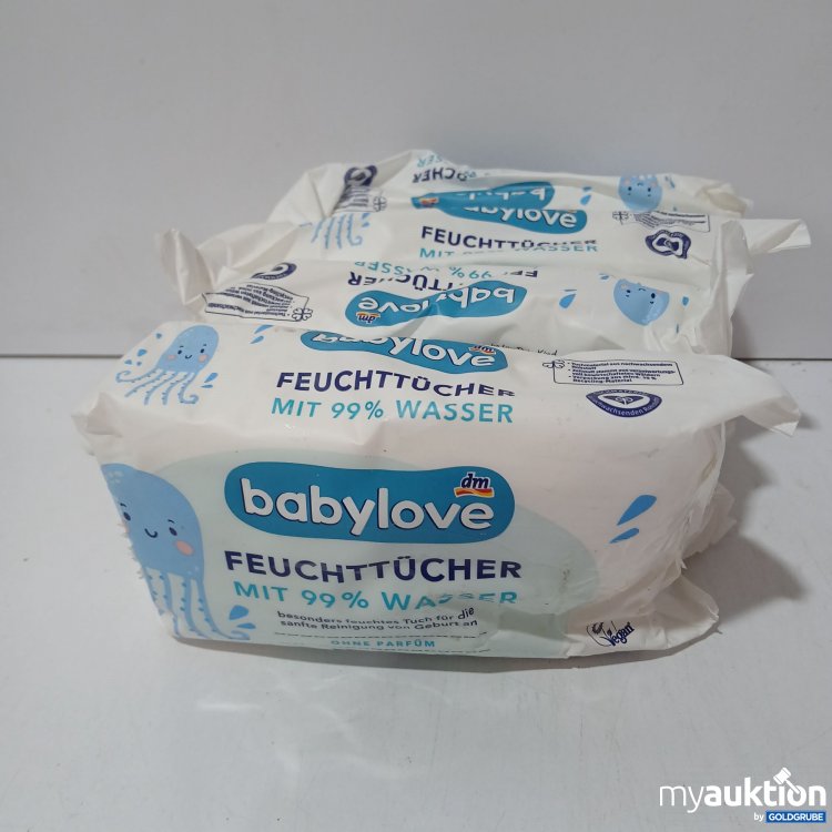 Artikel Nr. 850763: Babylove Feuchttücher 4x 80 Tücher 