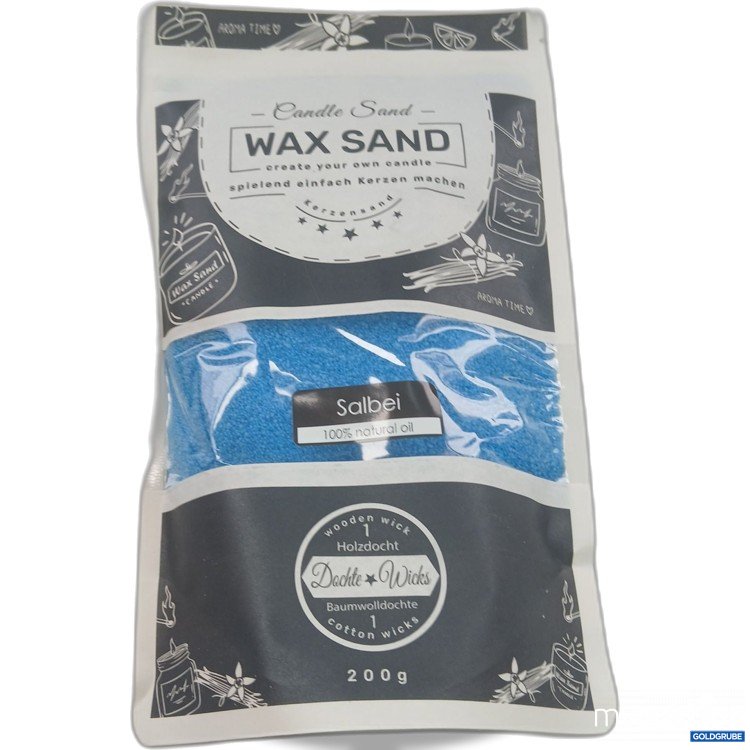 Artikel Nr. 970763: Candle Sand Wax Sand 200g Salbei 