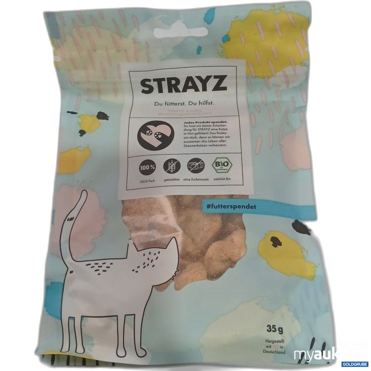 Artikel Nr. 971763: Strayz Lachs Gefriergetrocknet 35g 