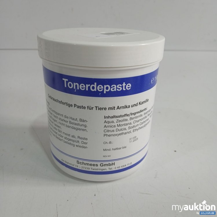 Artikel Nr. 973763: Schmees Tonerdepaste für Tiere mit Arnika und Kamille 1kg