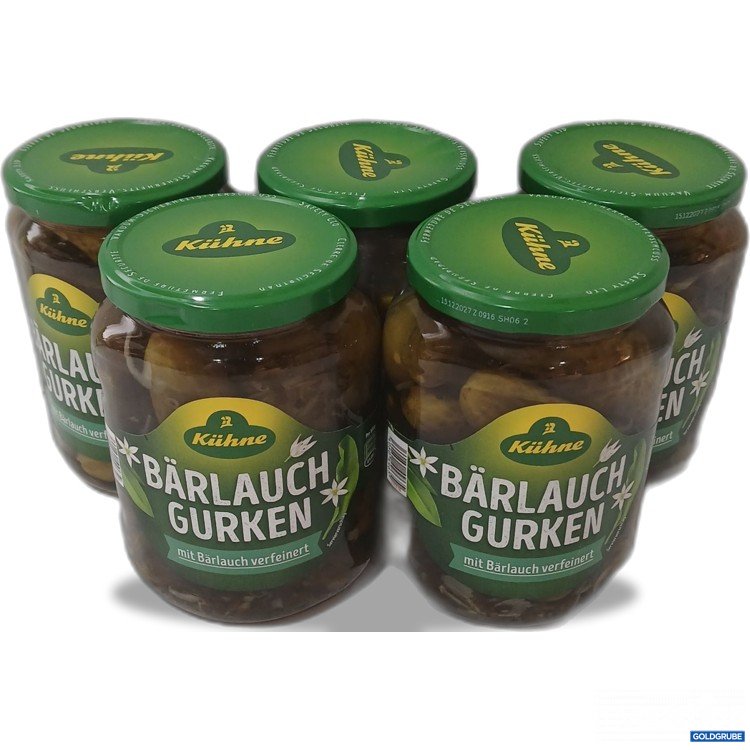 Artikel Nr. 982763: Kühne Bärlauch Gurken 5×670g