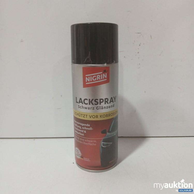 Artikel Nr. 995763 Artikel Nr. 995763: Nigrin Lackspray Schwarz glänzend 400ml