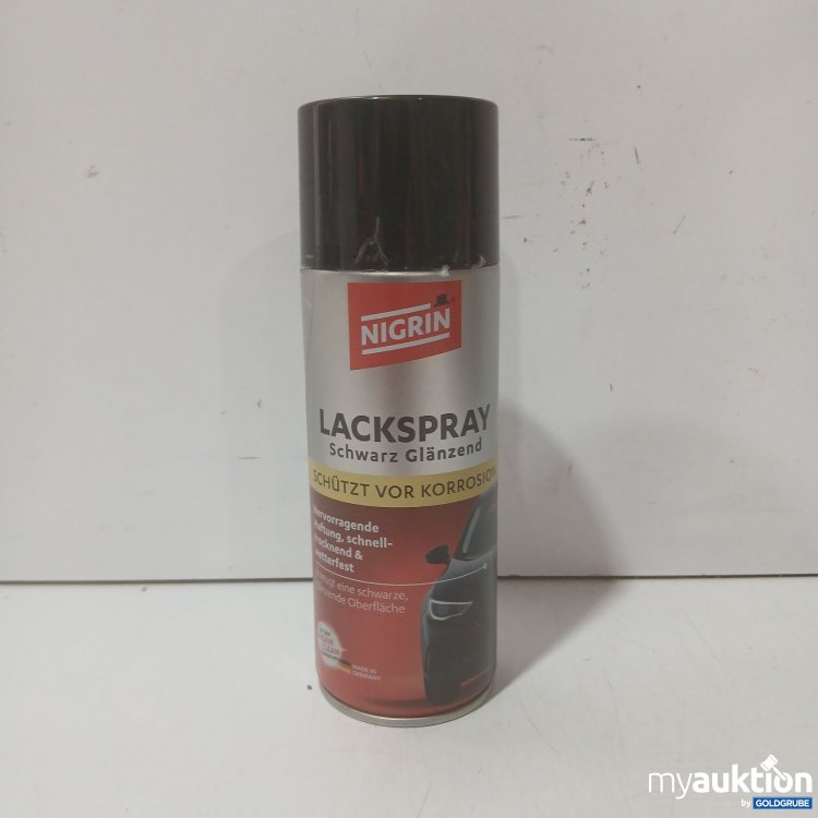 Artikel Nr. 995763 Artikel Nr. 995763: Nigrin Lackspray Schwarz glänzend 400ml