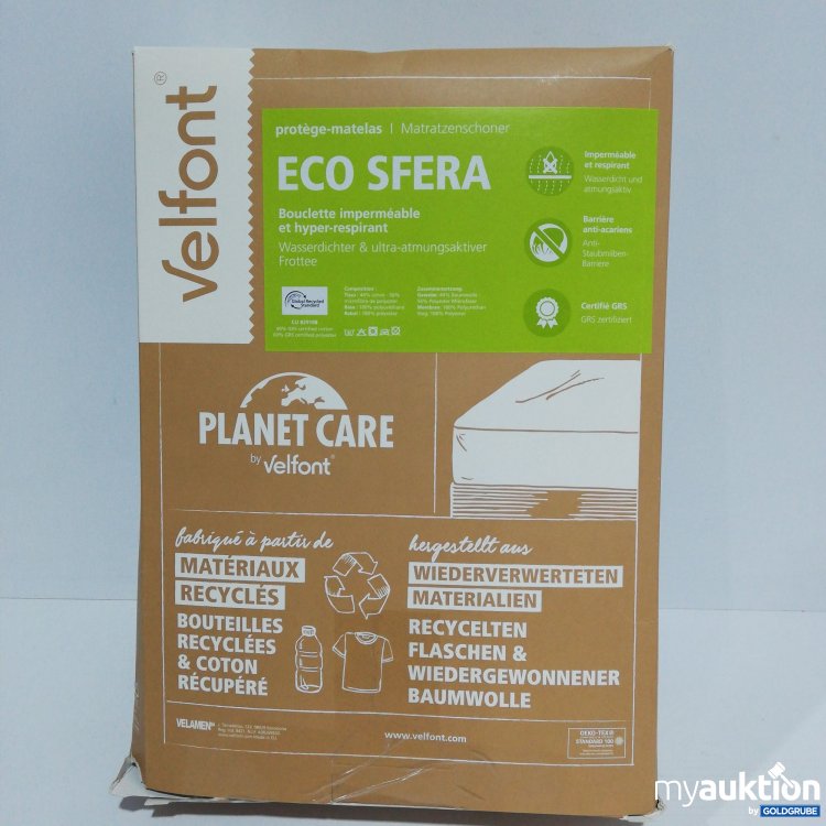 Artikel Nr. 385764: Velfont Eco Sfera Matratzenschoner 