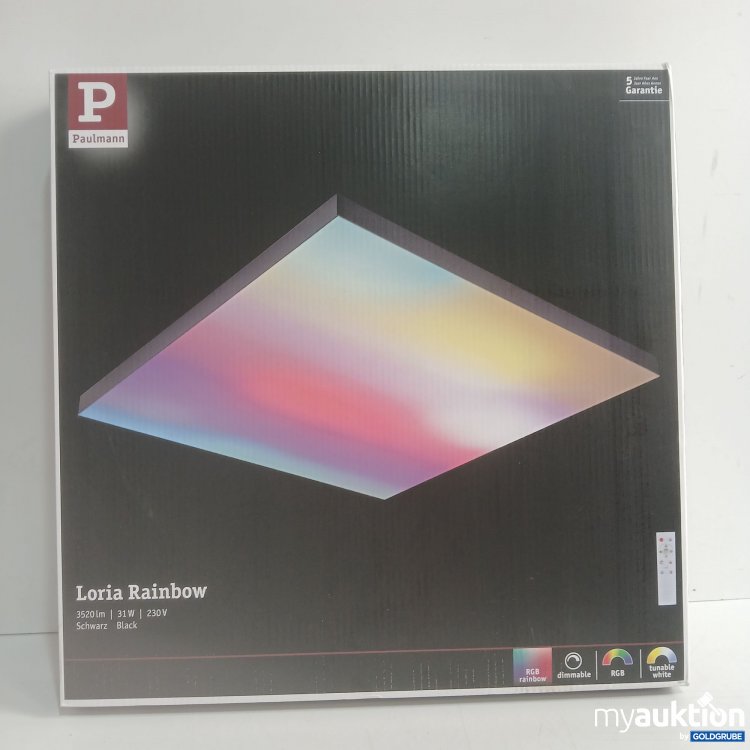 Artikel Nr. 447764 Artikel Nr. 447764: Paulmann Loria Rainbow Deckenlampe black 64mm 595mm