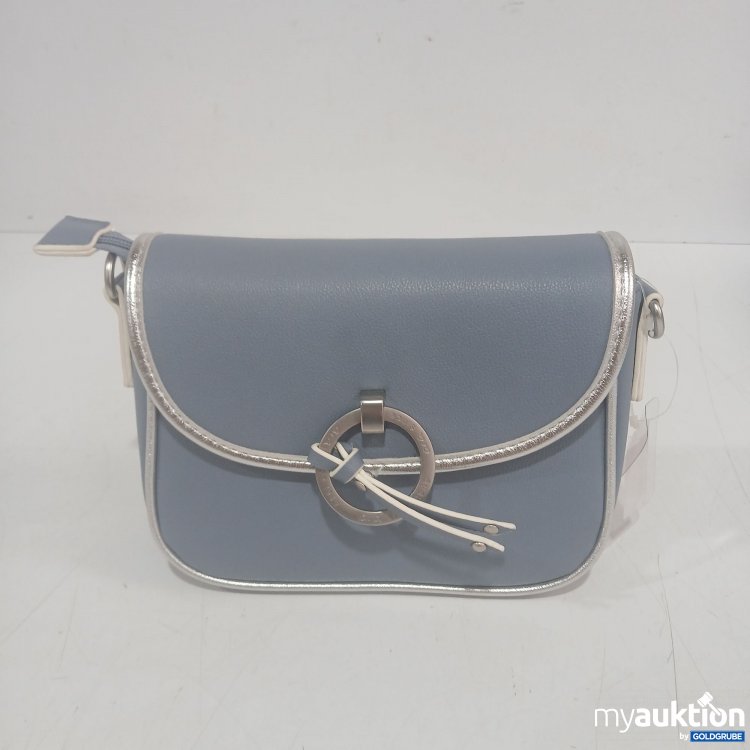 Artikel Nr. 525764: Ara Handtasche Bella Blau u. Silber ca 20,5x6x17cm