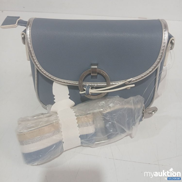 Artikel Nr. 525764: Ara Handtasche Bella Blau u. Silber ca 20,5x6x17cm