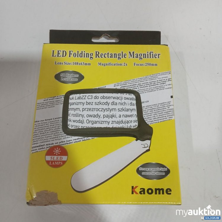 Artikel Nr. 919764: Kaome LED Folding Rectangle Magnifier