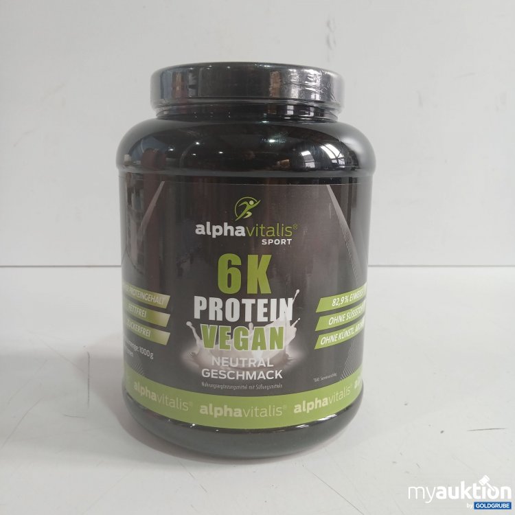 Artikel Nr. 939764 Artikel Nr. 939764: Alphavitals 6K Protein Vegan Neutral Geschmack 1kg