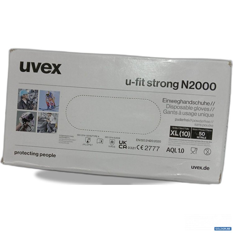Artikel Nr. 954764: 50 Stück Uvex Einweghandschuhe u- fit strong N2000 Grösse XL