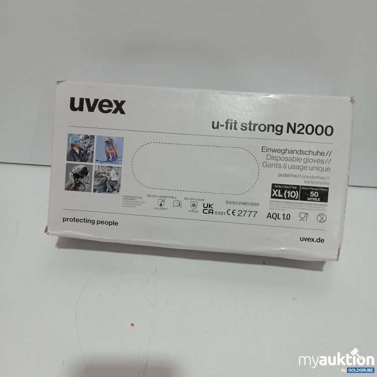 Artikel Nr. 954764: 50 Stück Uvex Einweghandschuhe u- fit strong N2000 Grösse XL