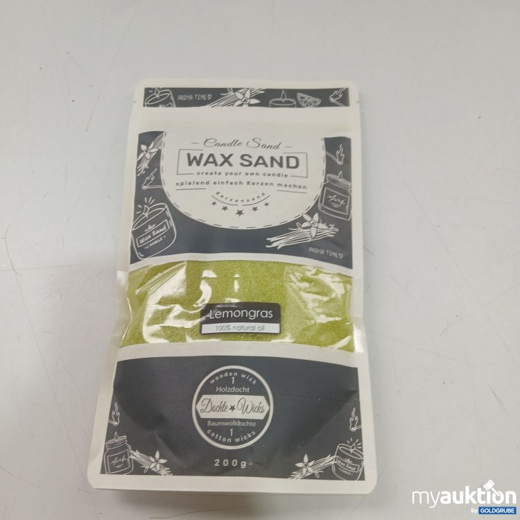 Artikel Nr. 970764: Candle Sand Wax Sand 200g Lemongras 