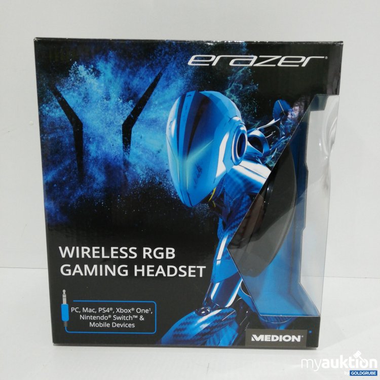 Artikel Nr. 385765 Artikel Nr. 385765: Medion Wireless RGB Gaming Headset erazer