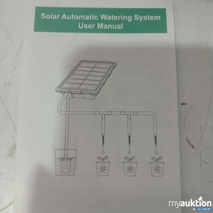 Artikel Nr. 443765 Artikel Nr. 443765: Solar Panel mit Kabel für automatisches Bewässerungssystem