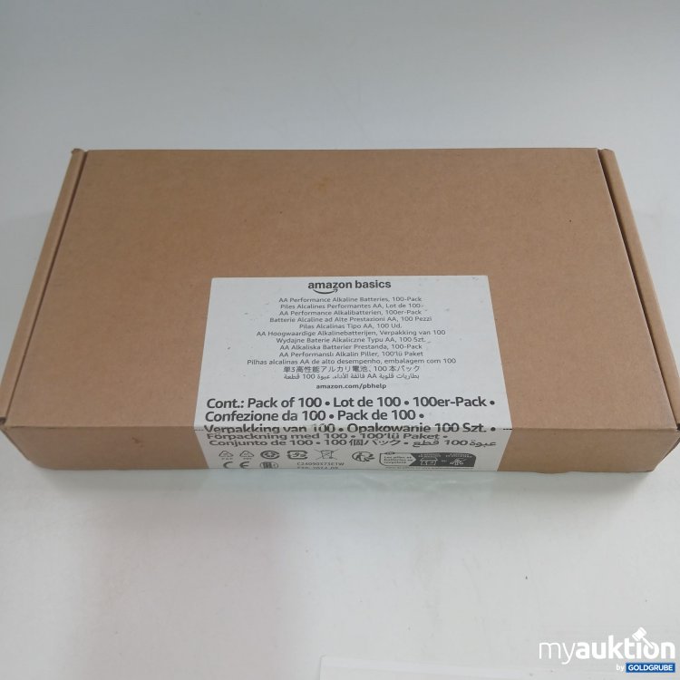 Artikel Nr. 843765 Artikel Nr. 843765: Amazon Basics AA Batterien 100 Stück