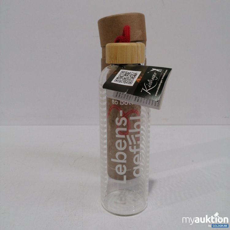 Artikel Nr. 855765 Artikel Nr. 855765: Kisslinger Austria Trinkflasche aus Glas "Lebensgefühl"
