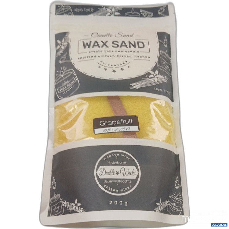 Artikel Nr. 970765: Candle Sand Wax Sand 200g Grapefruit 