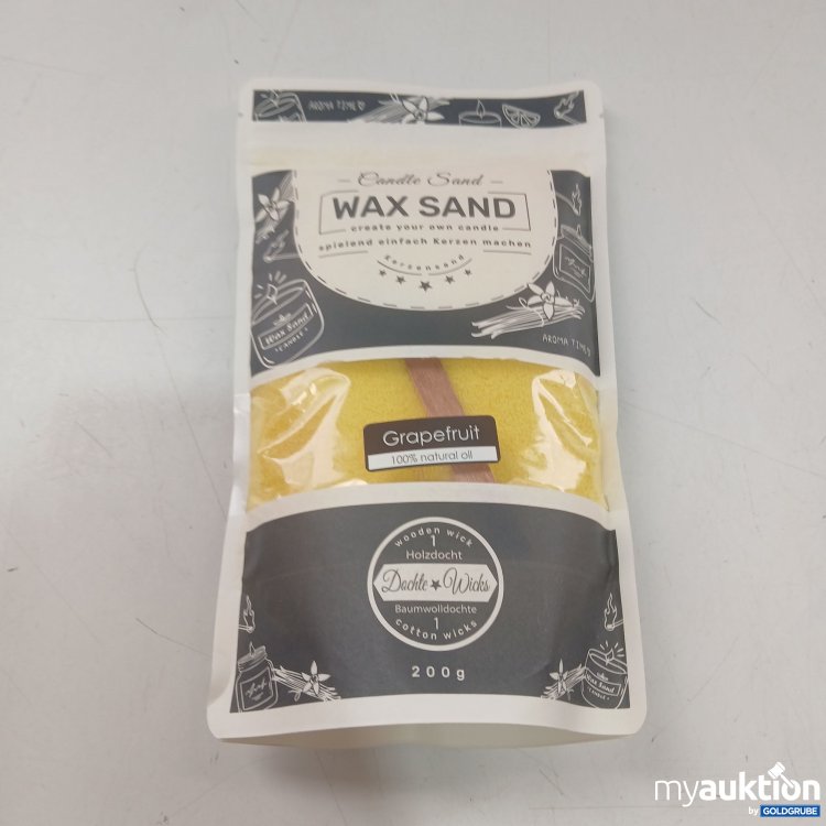 Artikel Nr. 970765: Candle Sand Wax Sand 200g Grapefruit 
