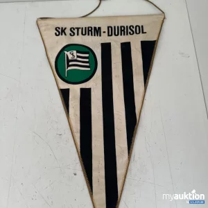 Auktion SK Sturm Durisol Wimpel mit Unterschriften