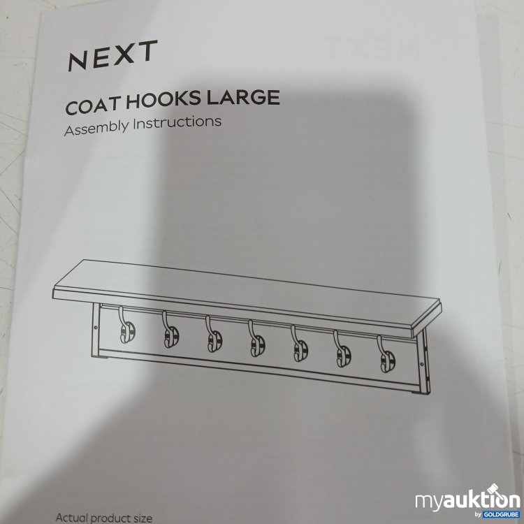 Artikel Nr. 467766 Artikel Nr. 467766: NEXT Coat Hooks Large Garderobenleiste mit 7 Haken