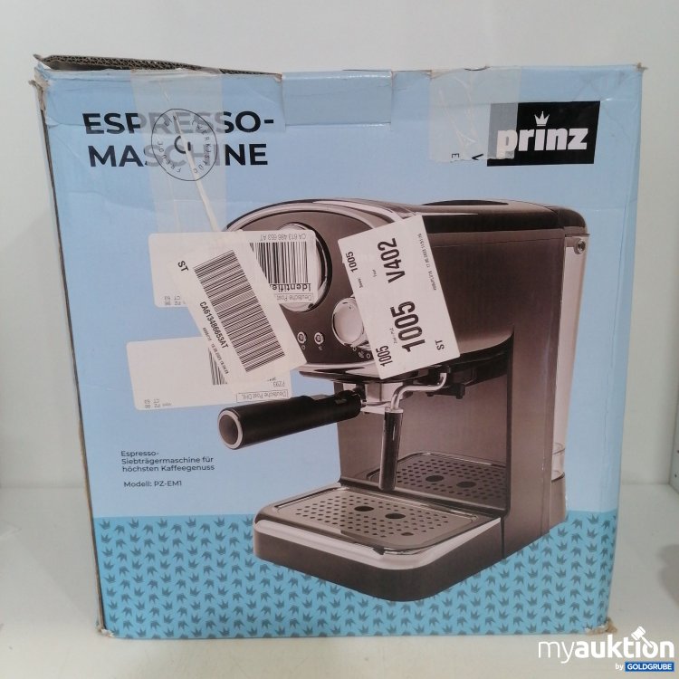 Artikel Nr. 665766 Artikel Nr. 665766: Prinz Espresso Siebträgermaschine PZ-EM1