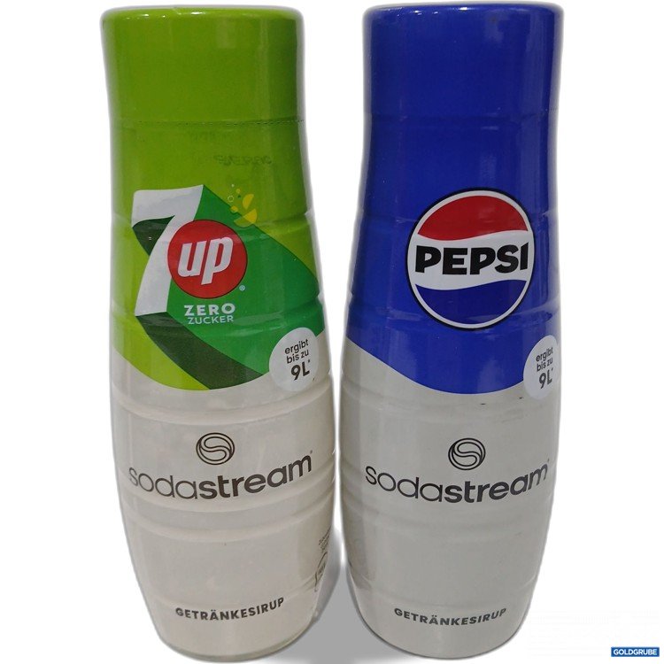 Artikel Nr. 889766: Sodastream Getränkesirup 7Up Zero Zucker  und Pepsi Geschmack 440ml