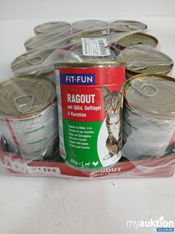 Artikel Nr. 990766 Artikel Nr. 990766: FIT+FUN Ragout mit Wild, Geflügel & Karotten 12x je 415g