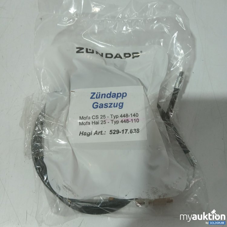 Artikel Nr. 443767 Artikel Nr. 443767: Zündapp Gaszug Mofa CS 25 Typ 448-140 / Hai 448-110