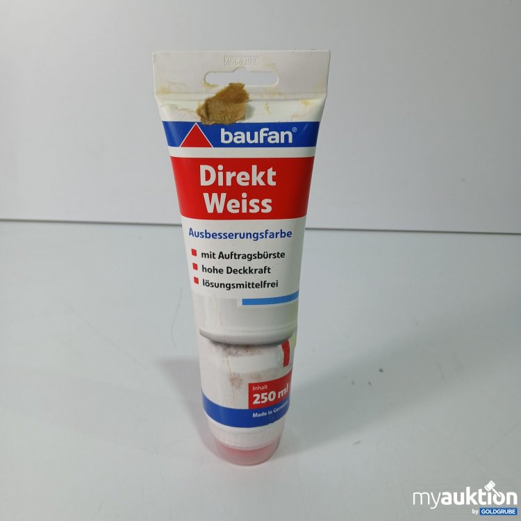 Artikel Nr. 802767 Artikel Nr. 802767: Baufan Direkt Weiss Ausbesserungsfarbe 250ml