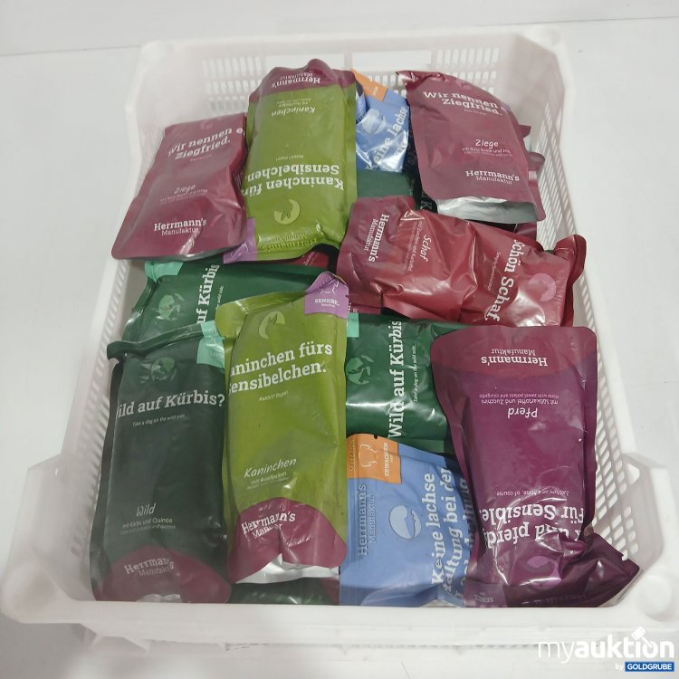 Artikel Nr. 824767 Artikel Nr. 824767: Herrmann's Hundefutter diverse Sorten 30x150g
