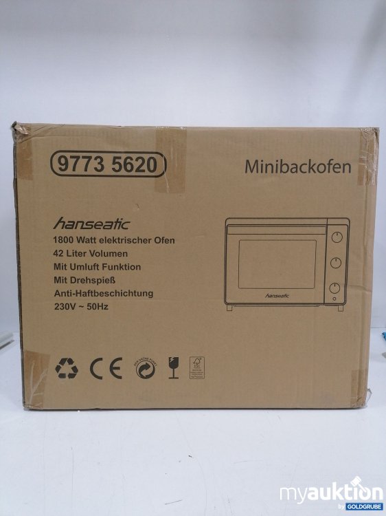 Artikel Nr. 832767: Hanseatic Minibackofen 9773 5620, 1800 W