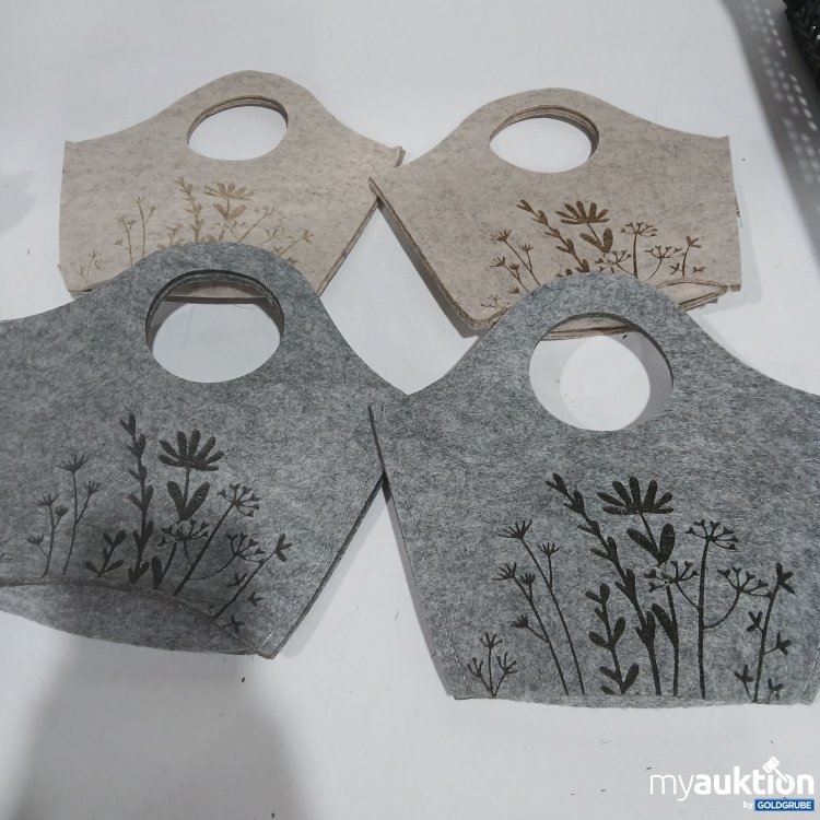 Artikel Nr. 878767 Artikel Nr. 878767: Kleine Filztaschen ca. 23x20cm 4Stk