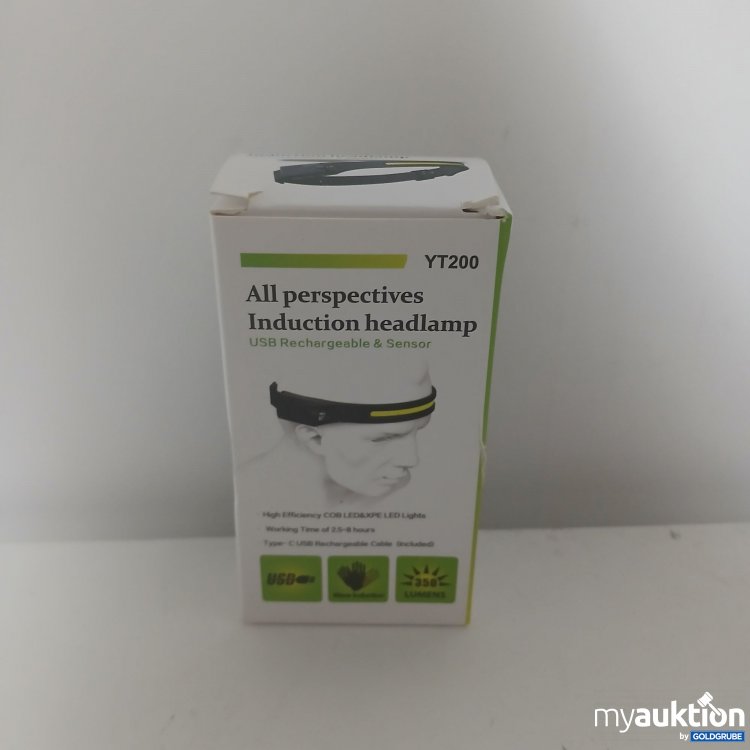Artikel Nr. 917767 Artikel Nr. 917767: All perspectives Induction Headlamp YT200