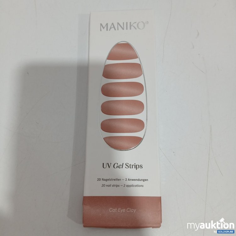 Artikel Nr. 959767: MANIKO UV Gel Strips Cat Eye Clay 20 Nagelstreifen 2 Anwendungen