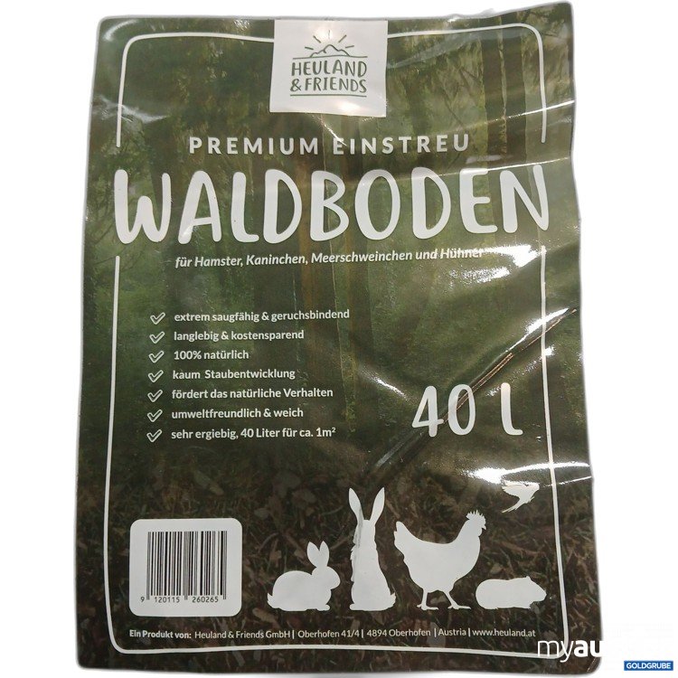 Artikel Nr. 971767: Heuland & Friends Premium Einstreu Waldboden 40l 