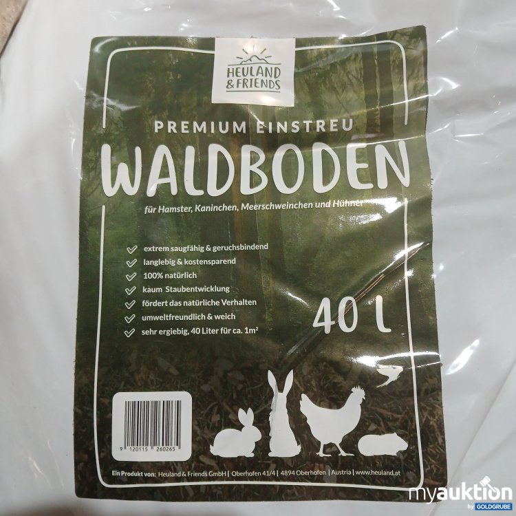 Artikel Nr. 971767: Heuland & Friends Premium Einstreu Waldboden 40l 