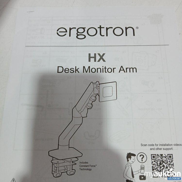 Artikel Nr. 462768: Ergotron HX Desk Monitor Arm 