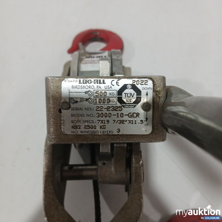 Artikel Nr. 523768: Lug All Seilratschenzug 500kg/1000kg 