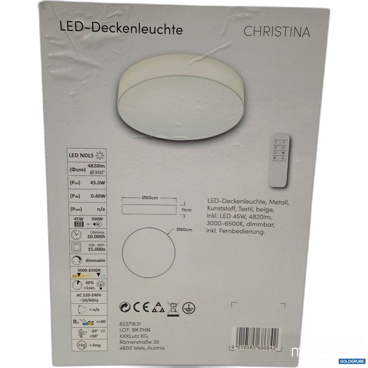 Artikel Nr. 883768: LED Deckenleuchte Christina 
