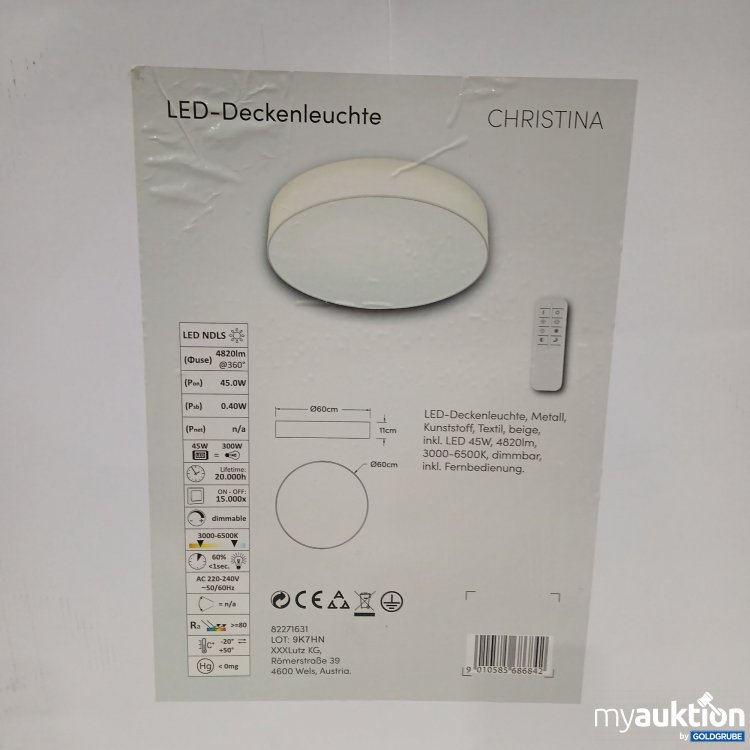 Artikel Nr. 883768: LED Deckenleuchte Christina 