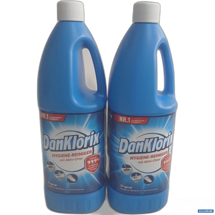 Artikel Nr. 952768 Artikel Nr. 952768: DanKlorix Hygiene-Reiniger je 1,5L