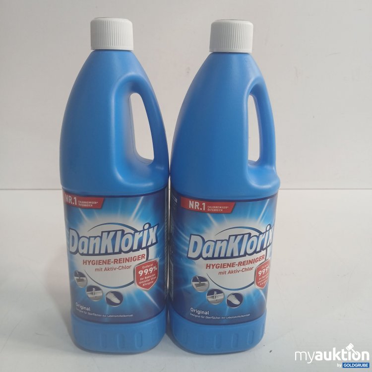 Artikel Nr. 952768 Artikel Nr. 952768: DanKlorix Hygiene-Reiniger je 1,5L