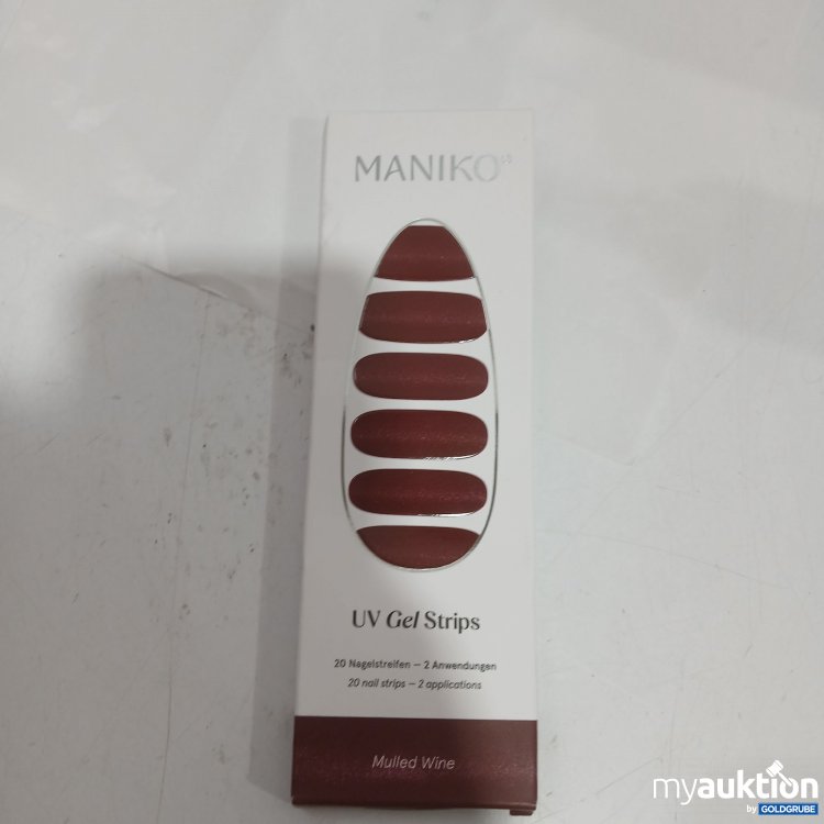Artikel Nr. 959768: MANIKO UV Gel Strips Mulled Wine 20 Nagelstreifen 2 Anwendungen 
