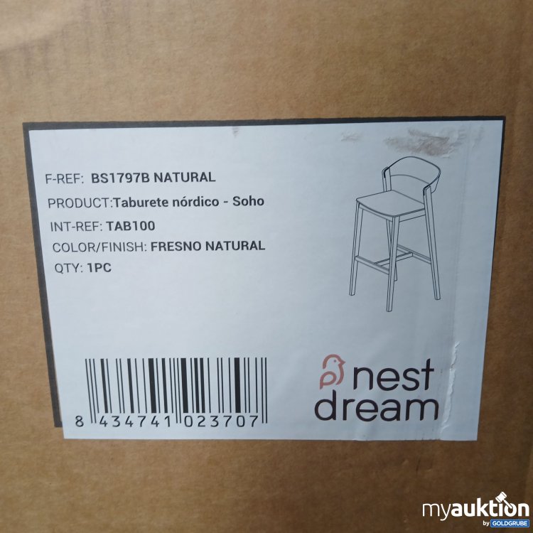 Artikel Nr. 968768: Nest Dream Hocker Natural BS1797B  