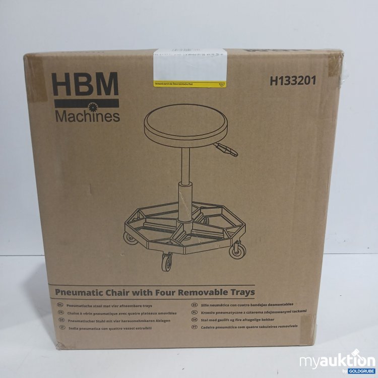 Artikel Nr. 969768: HBM Machines Pneumatic Chair with Four Removable Trays H133201 