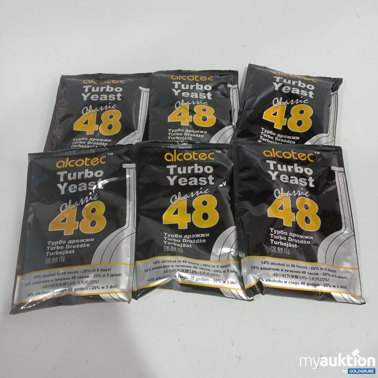 Artikel Nr. 977768 Artikel Nr. 977768: Alcotec Turbo Yeast Classic 48 je 130g